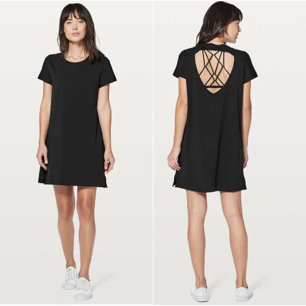 Lululemon Day‎ Tripper Dress Black Size small
